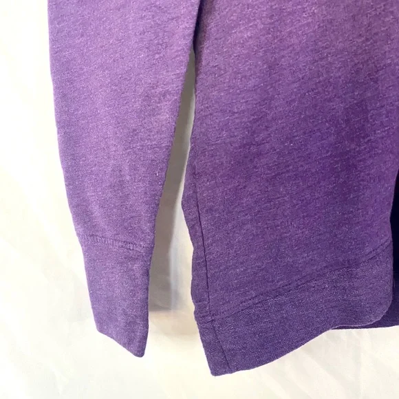 *3 for $12* Gaiam long sleeve crew neck purple sweatshirt - Picture 2 of 8
